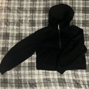 Lululemon scuba Half Zip Xs/s black
